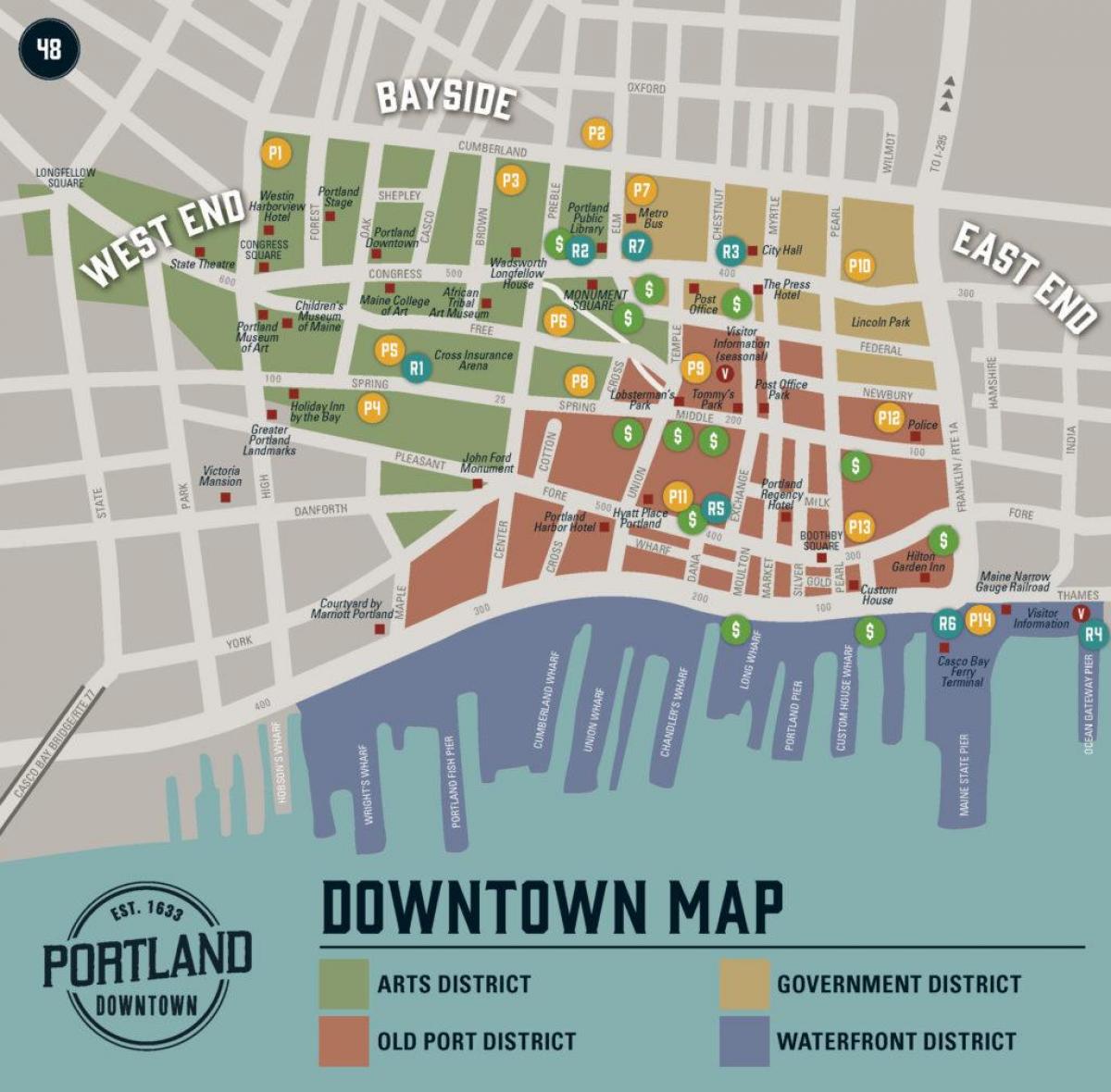 karta app Portland