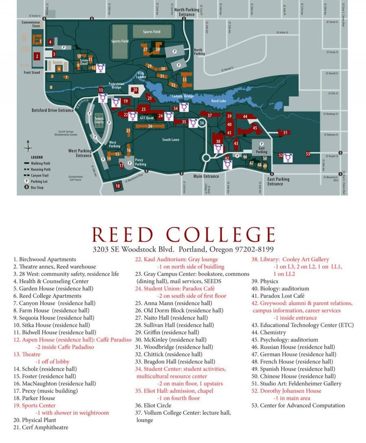 karta av reed College