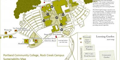 Karta över PCC rock creek