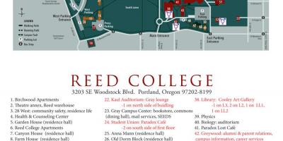 Karta av reed College